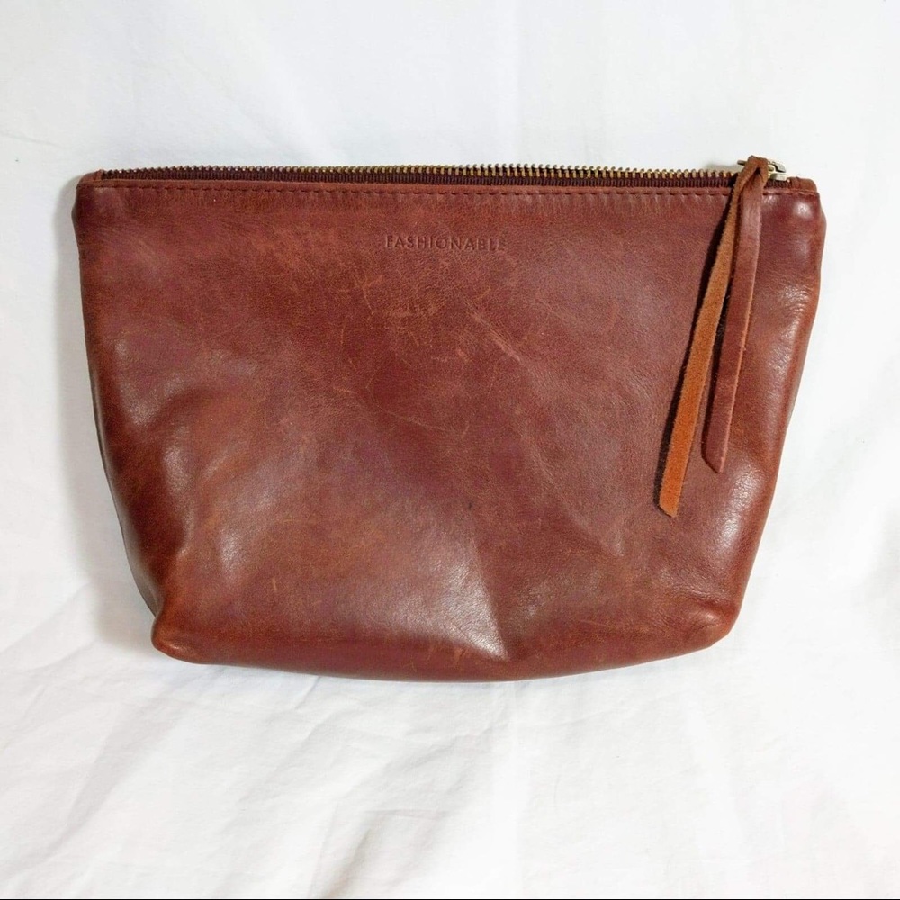 Quality Leather Make Up Bag